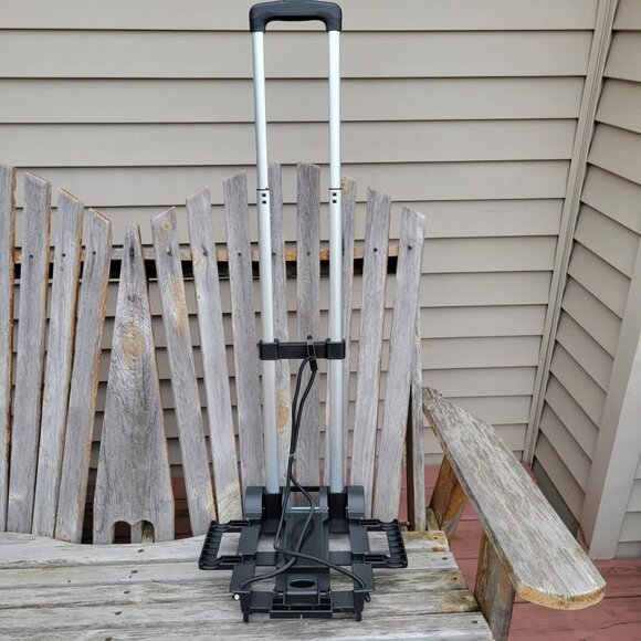 NEW Folding Trolley Hand Cart OPEN box 2 wheels foldable travel storage moving - Picture 1 of 10